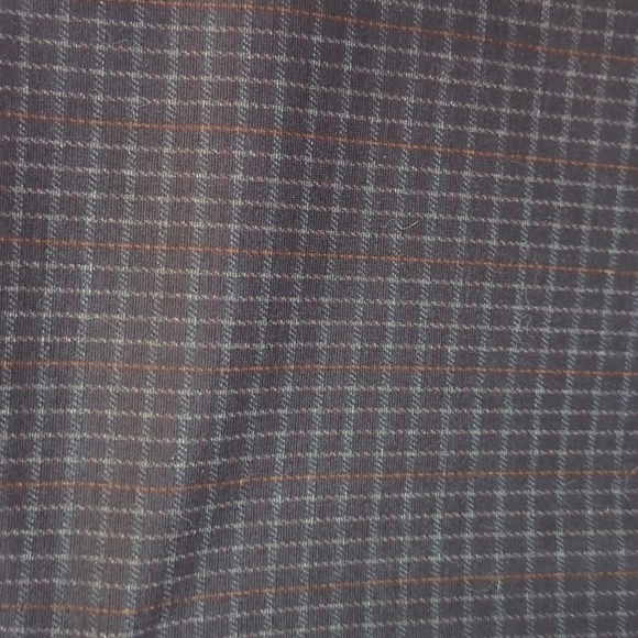 Reitmans pull on pant.navy plaid pattern. - Picture 2 of 3